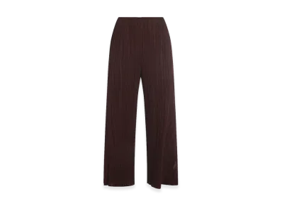 PLEATS PLEASE ISSEY MIYAKE Women's Monthly Colors July Pants "Brown"