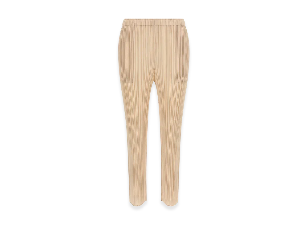 PLEATS PLEASE ISSEY MIYAKE Women's Monthly Colors July Pants "Beige"