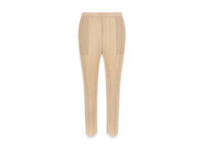 PLEATS PLEASE ISSEY MIYAKE Women's Monthly Colors July Pants "Beige"