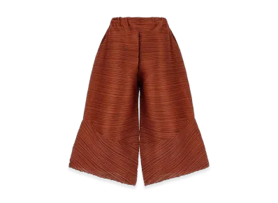 PLEATS PLEASE ISSEY MIYAKE Women's Thicker Bounce Pants "Brown"
