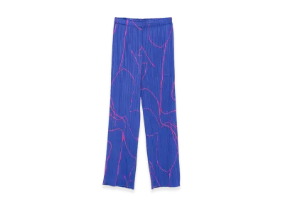 PLEATS PLEASE ISSEY MIYAKE Women's Pause Pants "Blue"