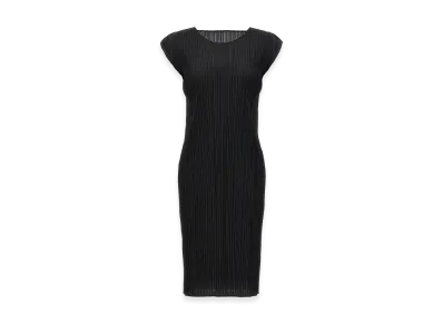 PLEATS PLEASE ISSEY MIYAKE Women's Pleated Dress "Black"