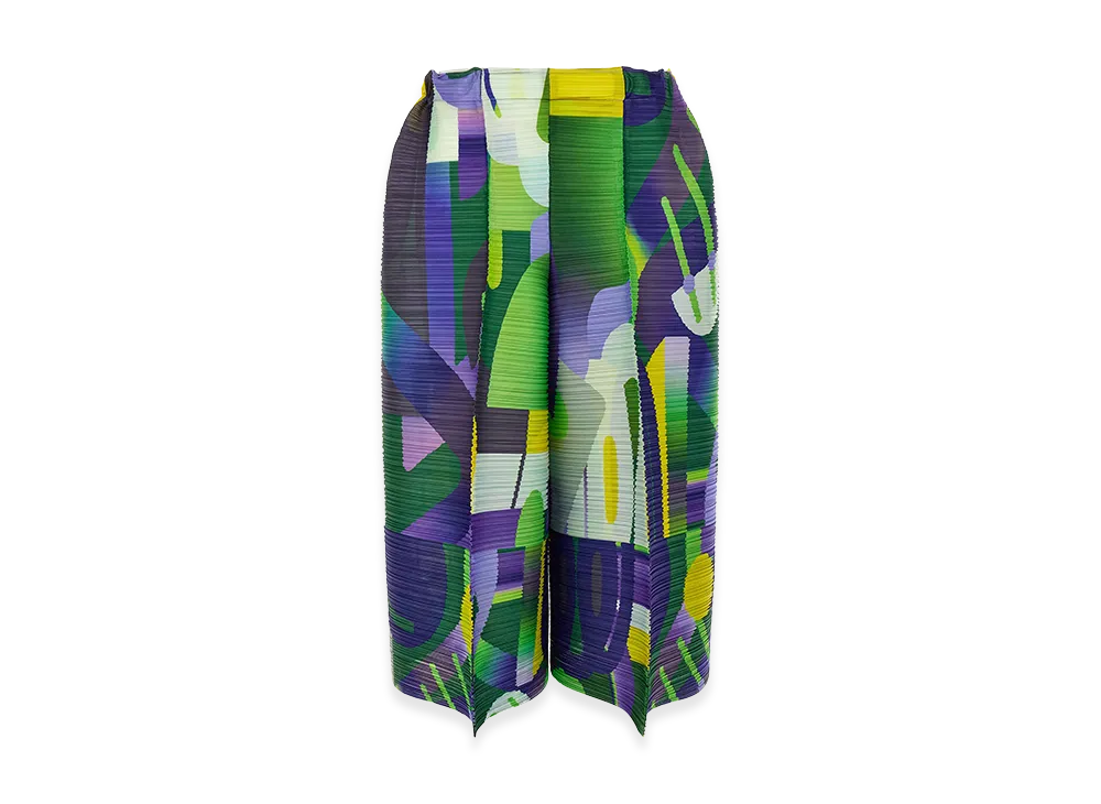 PLEATS PLEASE ISSEY MIYAKE Women's Playground Pants "Multicolor"