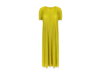 PLEATS PLEASE ISSEY MIYAKE Women's Mellow Pleats Dress "Green"