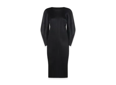 PLEATS PLEASE ISSEY MIYAKE Women's Skyline Dress "Black"