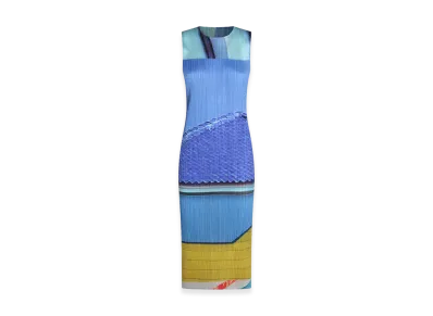 PLEATS PLEASE ISSEY MIYAKE Women's Dresses "Blue"
