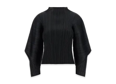 PLEATS PLEASE ISSEY MIYAKE Women's Skyline Top "Black"