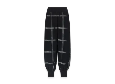 PLEATS PLEASE ISSEY MIYAKE Women's Crossing Knit Pants "Black"
