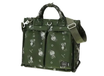 PORTER x Doraemon 2Way Tote Bag "Olive"