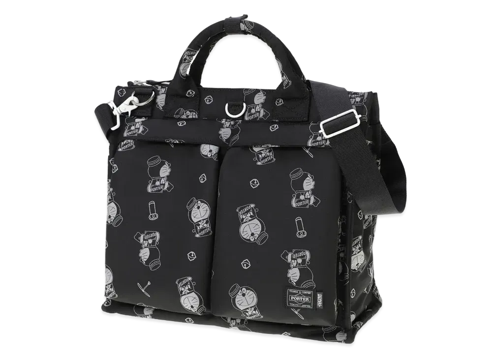 PORTER x Doraemon 2Way Tote Bag "Black"
