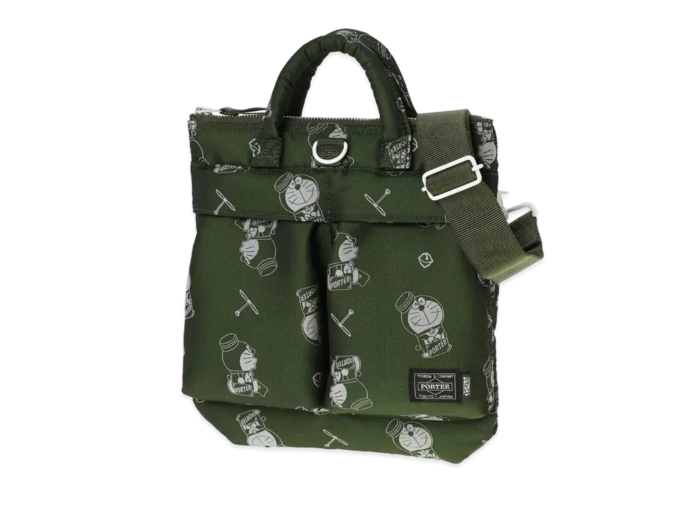 PORTER x Doraemon Helmetbag "Olive"