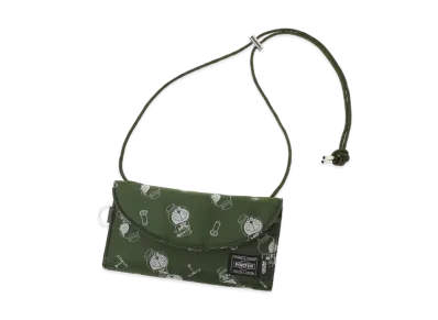 PORTER x Doraemon Long Wallet "Olive"