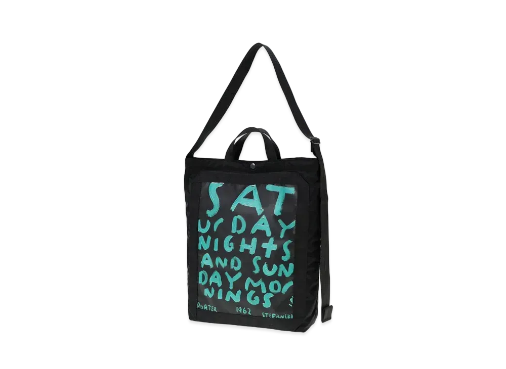 PORTER x Eric Stefanski 2Way Tote Bag #4 "Blue"