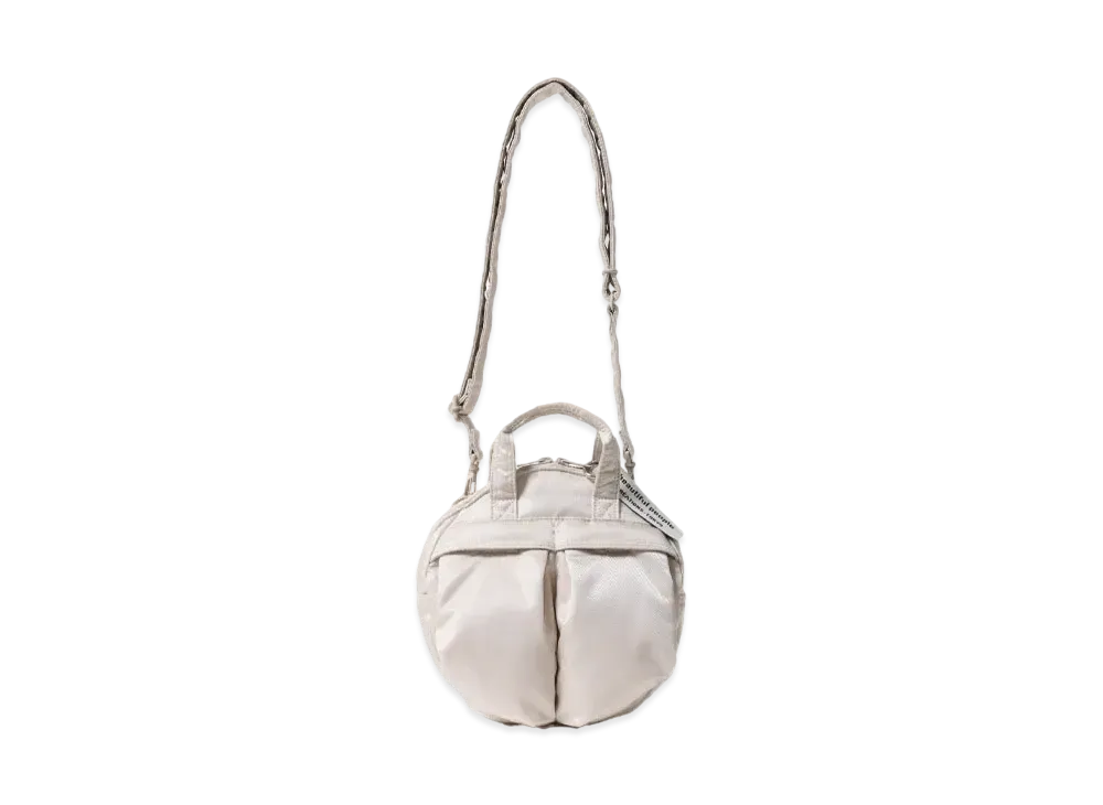 POTR x beautiful people Helmet Bag In Nylon Twill "Ecru"