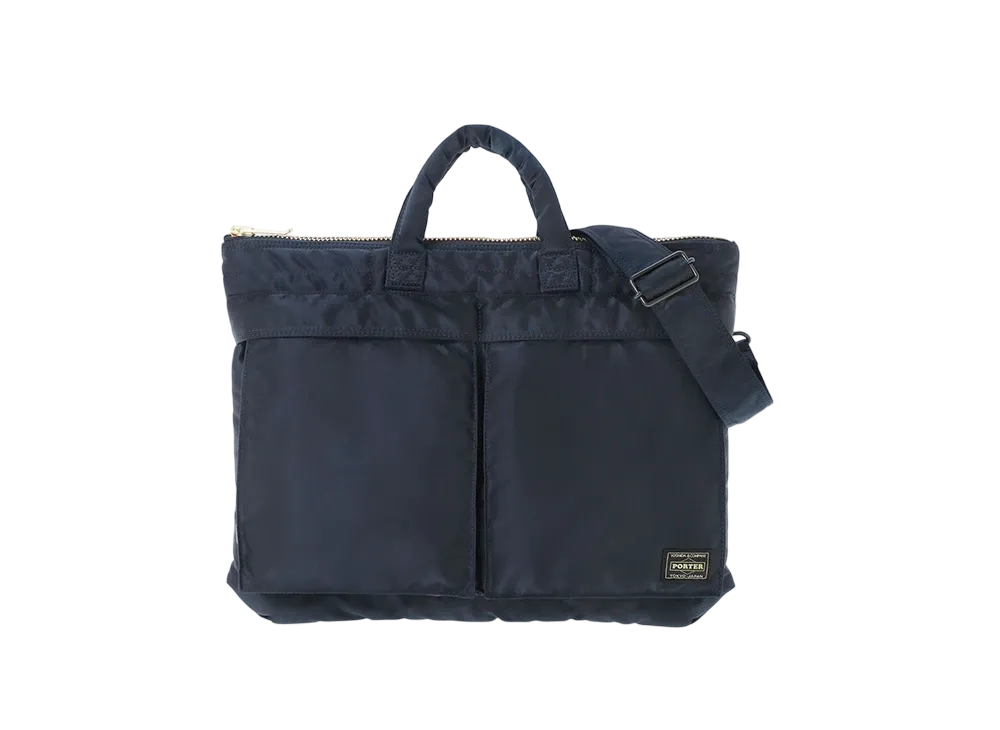PORTER / TANKER Short Helmet Bag "IronBlue"