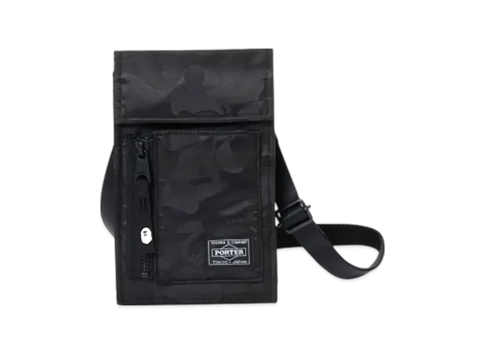 PORTER x A BATHING APE Navigator Bag "Black"