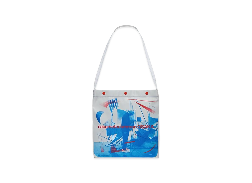 ポーター x 坂本龍一 12インチレコードショルダーバッグ "ホワイト"