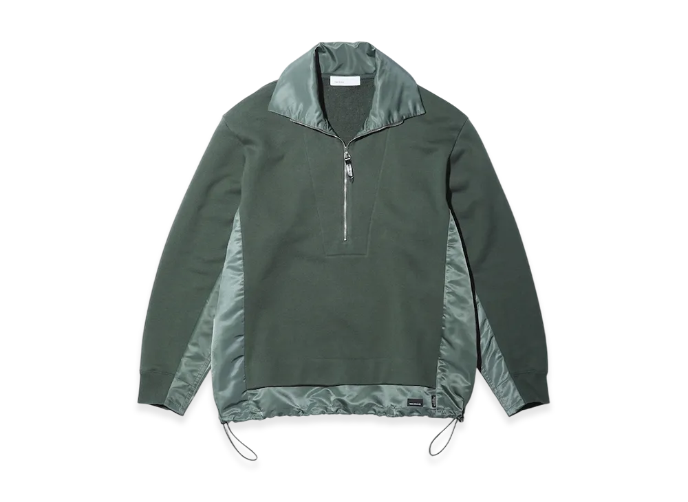 PORTER x TOGA Half zip sweatshirt SP "Khaki"
