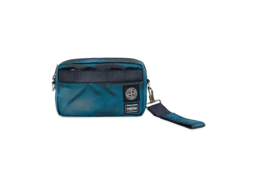 PORTER x Stone Island Pouch "Blue"