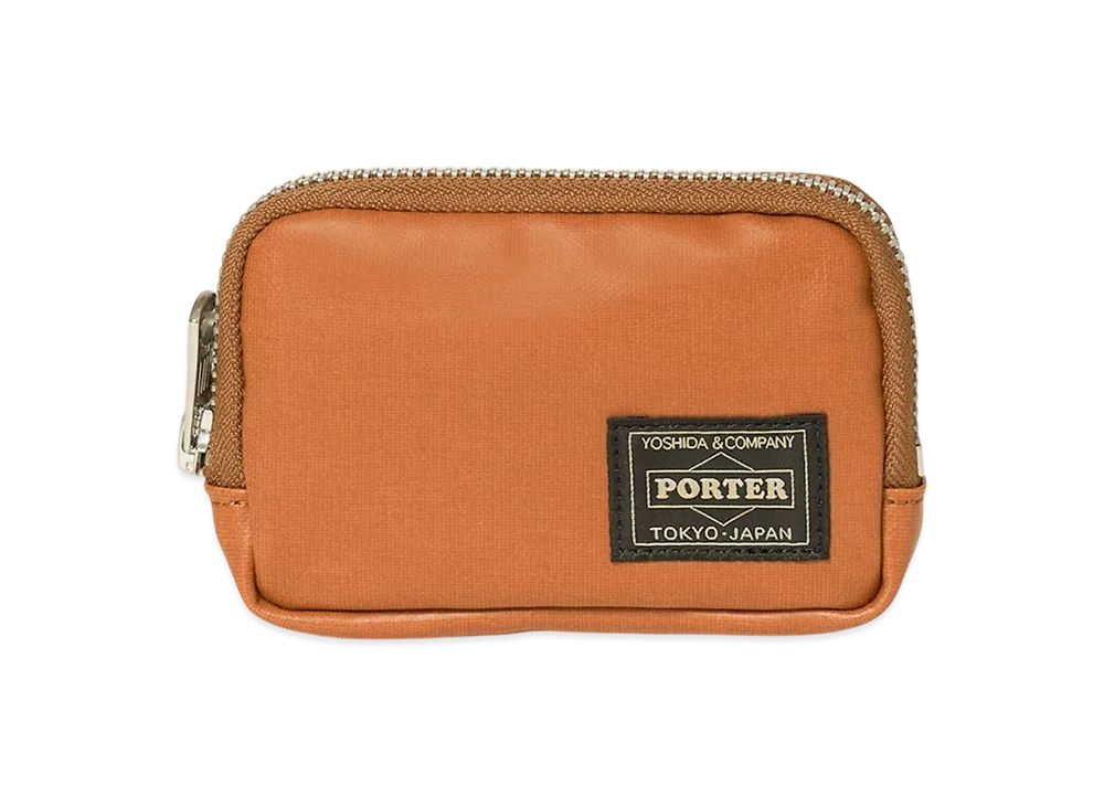 PORTER FREE STYLE Tiny Card Case "Camel"