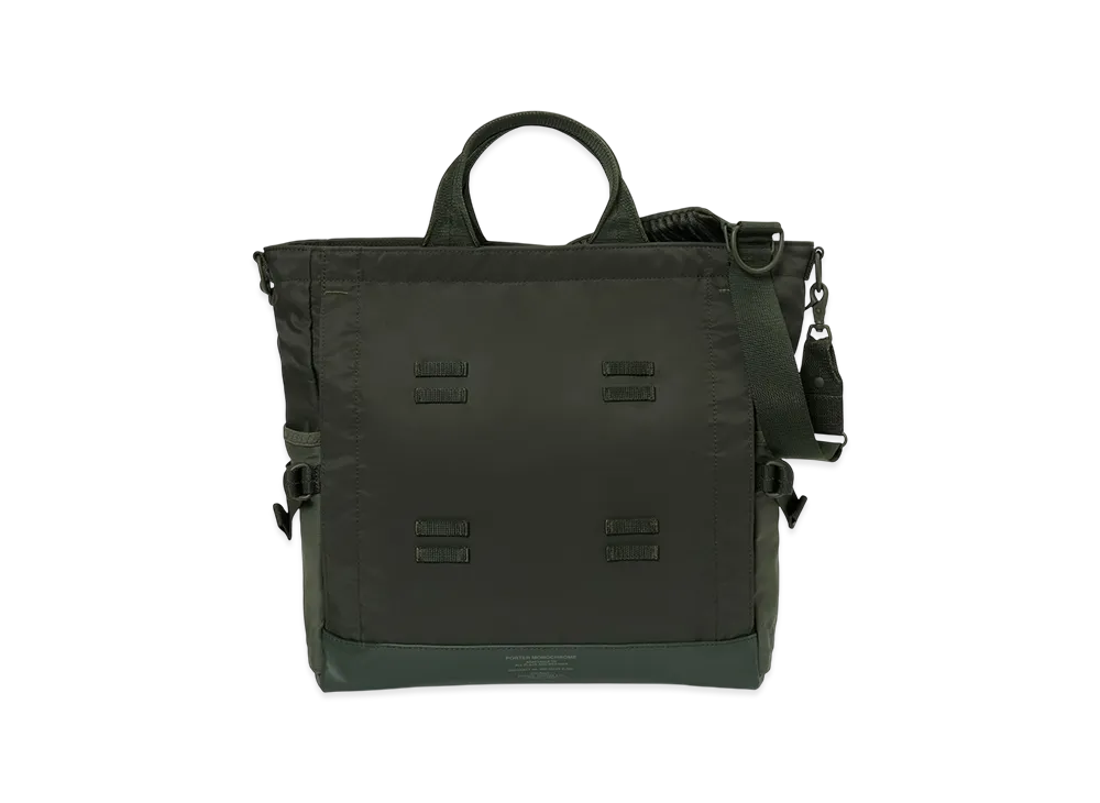 PORTER Monochrome 2Way Tote Bag "Forest Green"