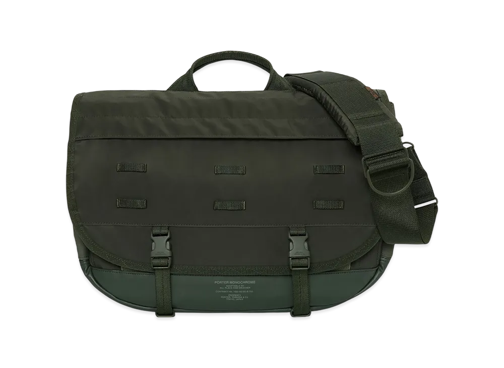 PORTER Monochrome Messengerr Bag "Forest Green"