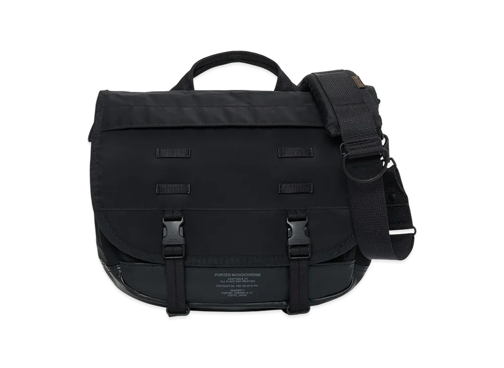 PORTER Monochrome Messengerr Bag (S) "Onyx Black"