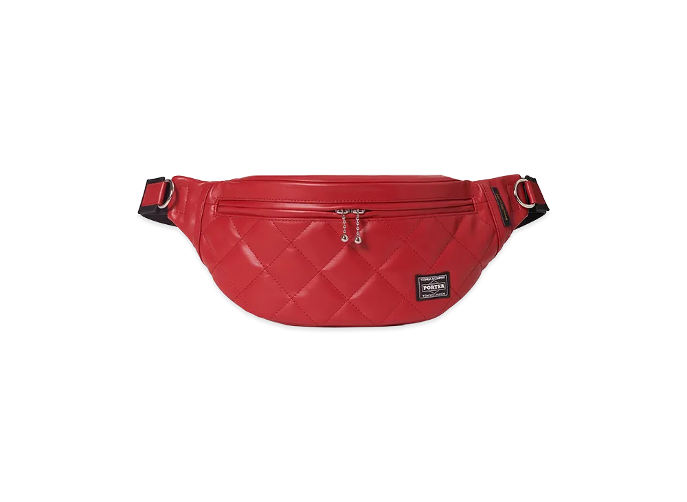 PORTER x Lewis Leathers Waist Bag "Red"