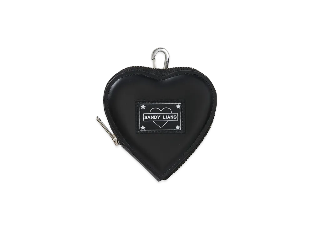 PORTER x Sandy Liang Biscuit Coin Purse "Black"
