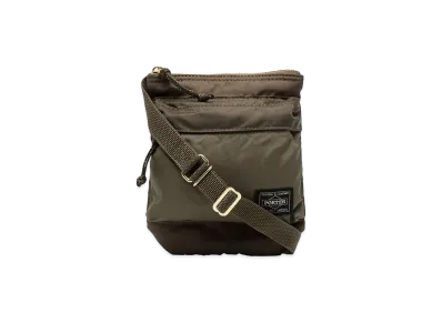 PORTER Logo Patch Cross Body Bag "Green"