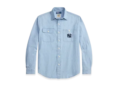 Polo Ralph Lauren x MLB Yankees Work Shirt "Light Indigo"