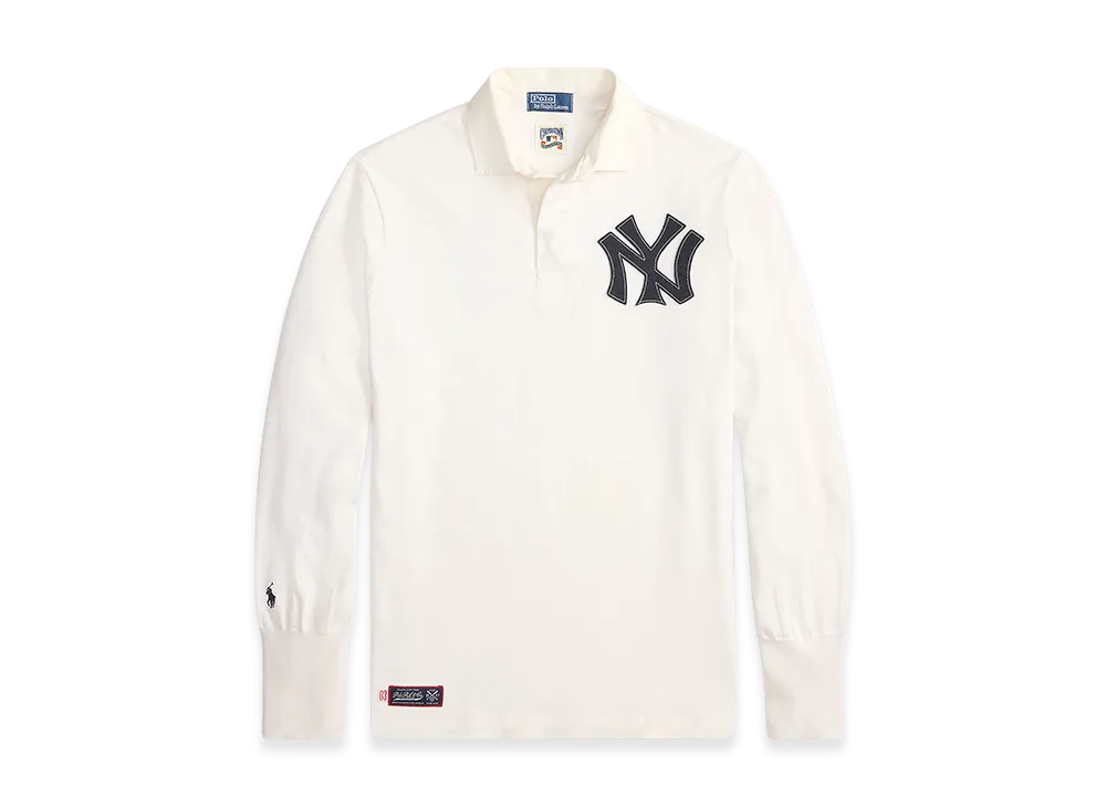 Polo Ralph Lauren x MLB Yankees Rugby Shirt "Deckwash White"