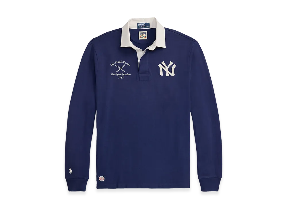 Polo Ralph Lauren x MLB Yankees Rugby Shirt "Dark Cobalt"