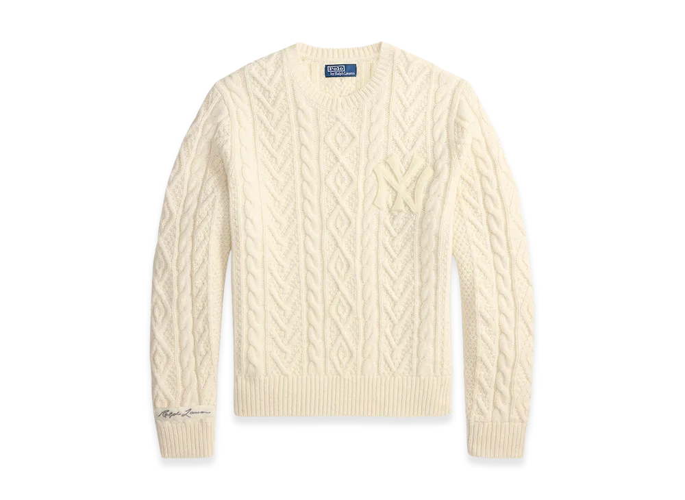 Polo Ralph Lauren x MLB Yankees Sweater "Cream Combo"
