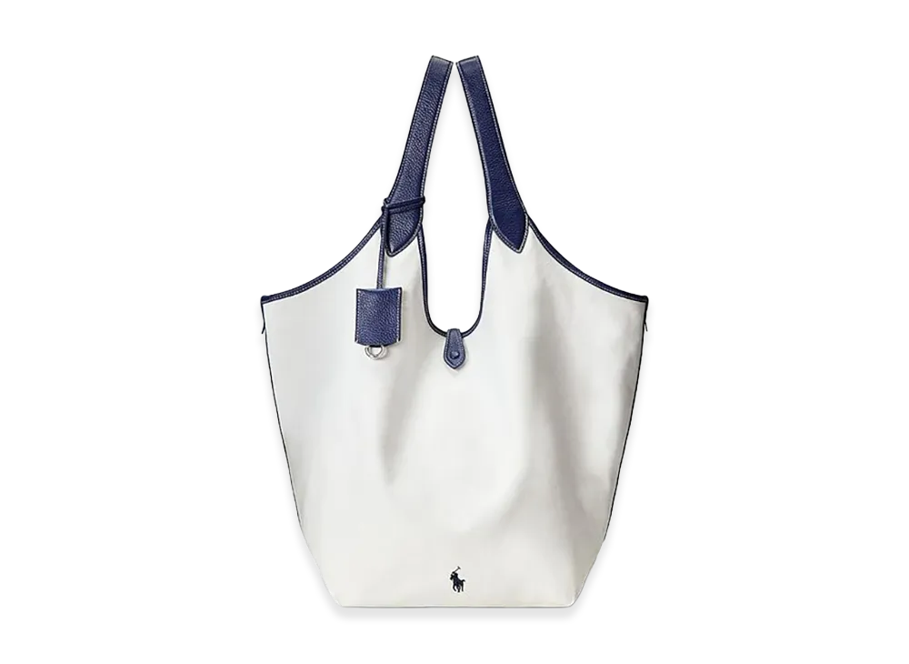 Polo Ralph Lauren Women's Polo Play Canvas Large Tote "White"