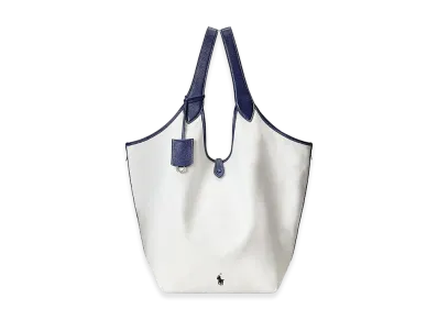 Polo Ralph Lauren Women's Polo Play Canvas Large Tote "White"