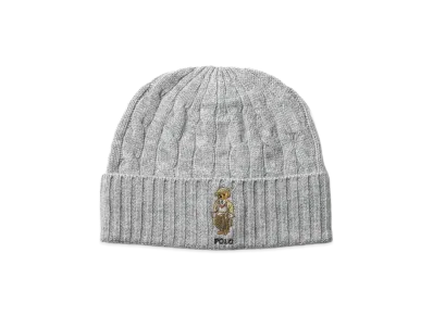 Polo Ralph Lauren Charles Bear Cable Beanie "Andover Heather"