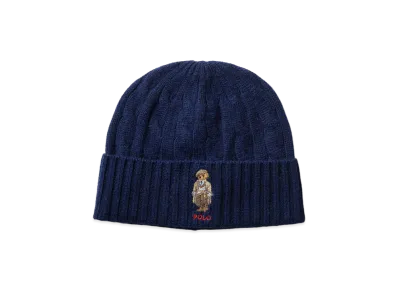 Polo Ralph Lauren Charles Bear Cable Beanie "Newport Navy"