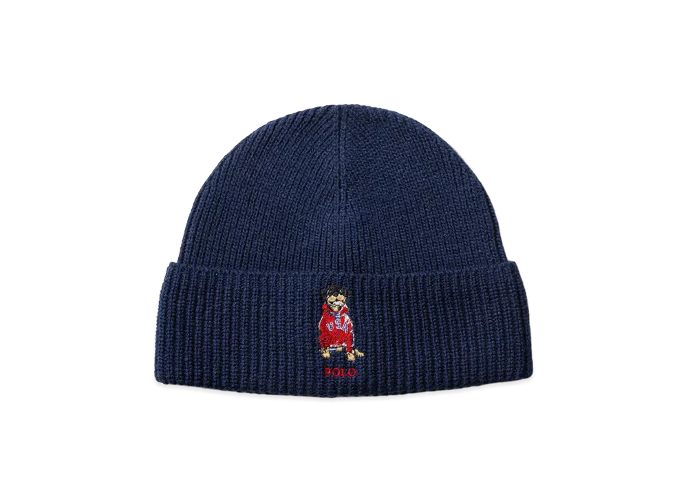 Polo Ralph Lauren USA Dog Beanie "Newport Navy"