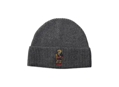 Polo Ralph Lauren Holiday Bear Beanie "Charcoal Heather"