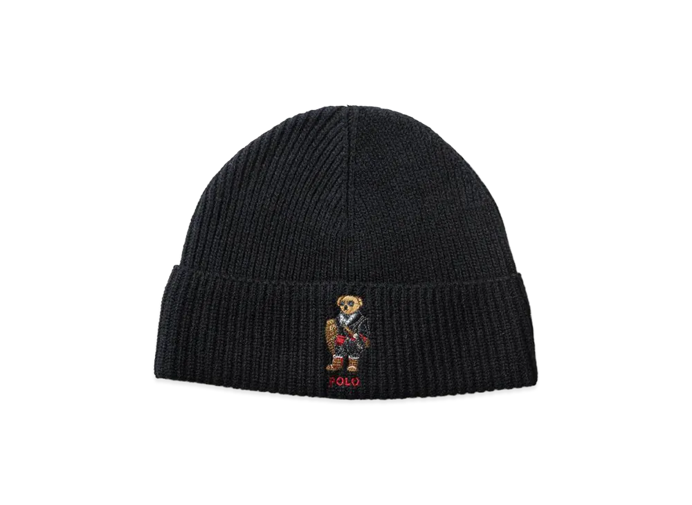Polo Ralph Lauren Holiday Bear Beanie "Black"