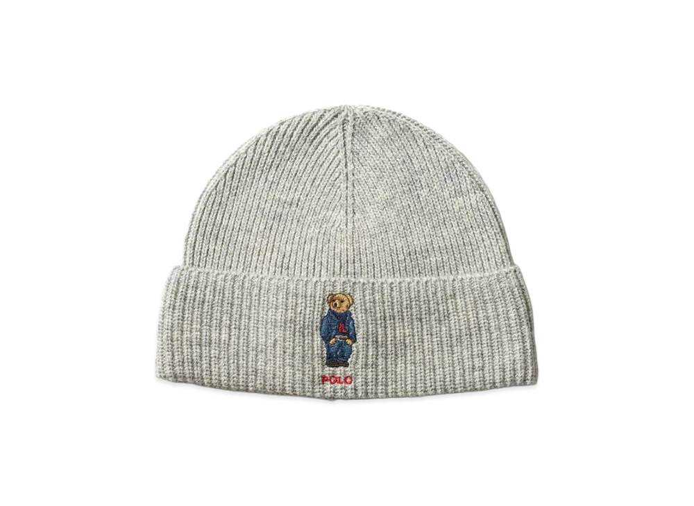 Polo Ralph Lauren Solid Denim Bear Beanie "Classic Navy"