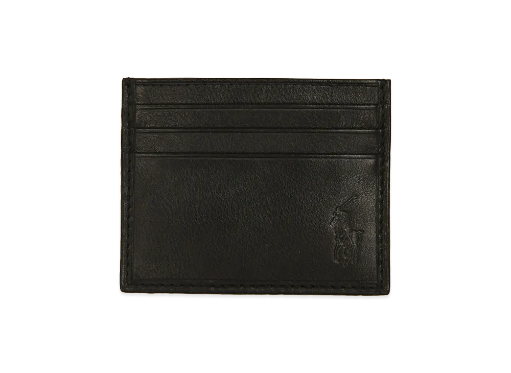 Polo Ralph Lauren Leather Multi CC-Card Case "Black"