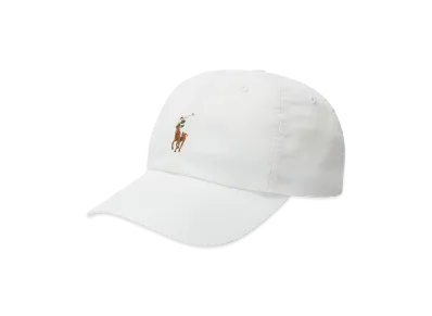 Polo Ralph Lauren Classic Sports Color Pony Cap "White"