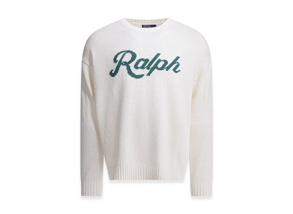 Polo Ralph Lauren Crew-Neck Sweater With Logo "White"
