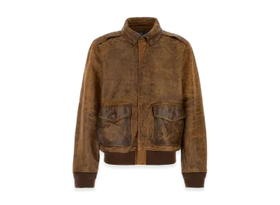 Polo Ralph Lauren Leather Jacket "Brown"