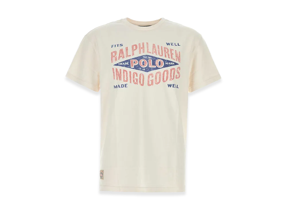 Polo Ralph Lauren Cotton Oversize T-Shirt "Ivory"