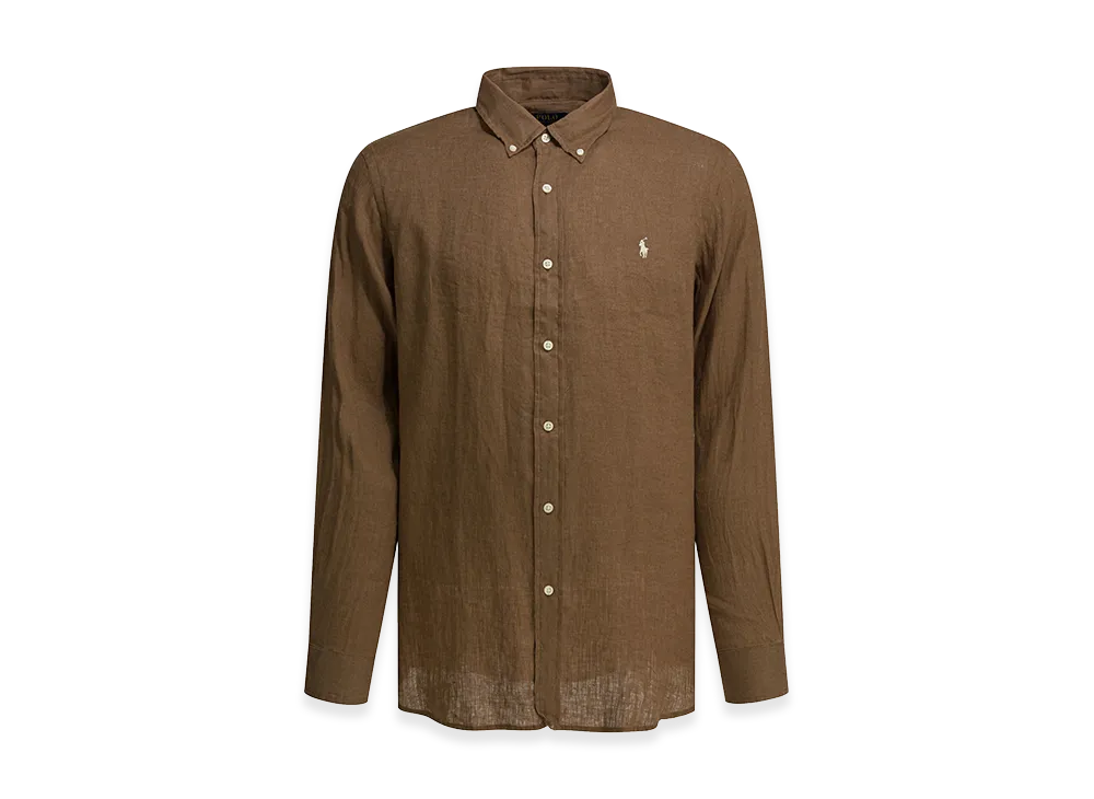 Polo Ralph Lauren Casual Shirt With Logo "Brown"