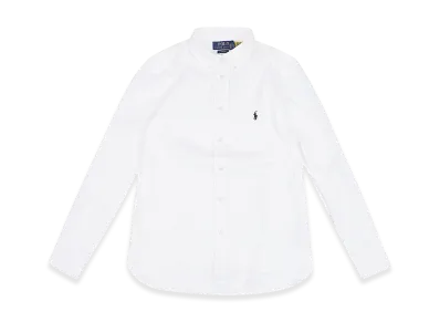 Polo Ralph Lauren Kids Oxford Slim Fit Shirt "White"