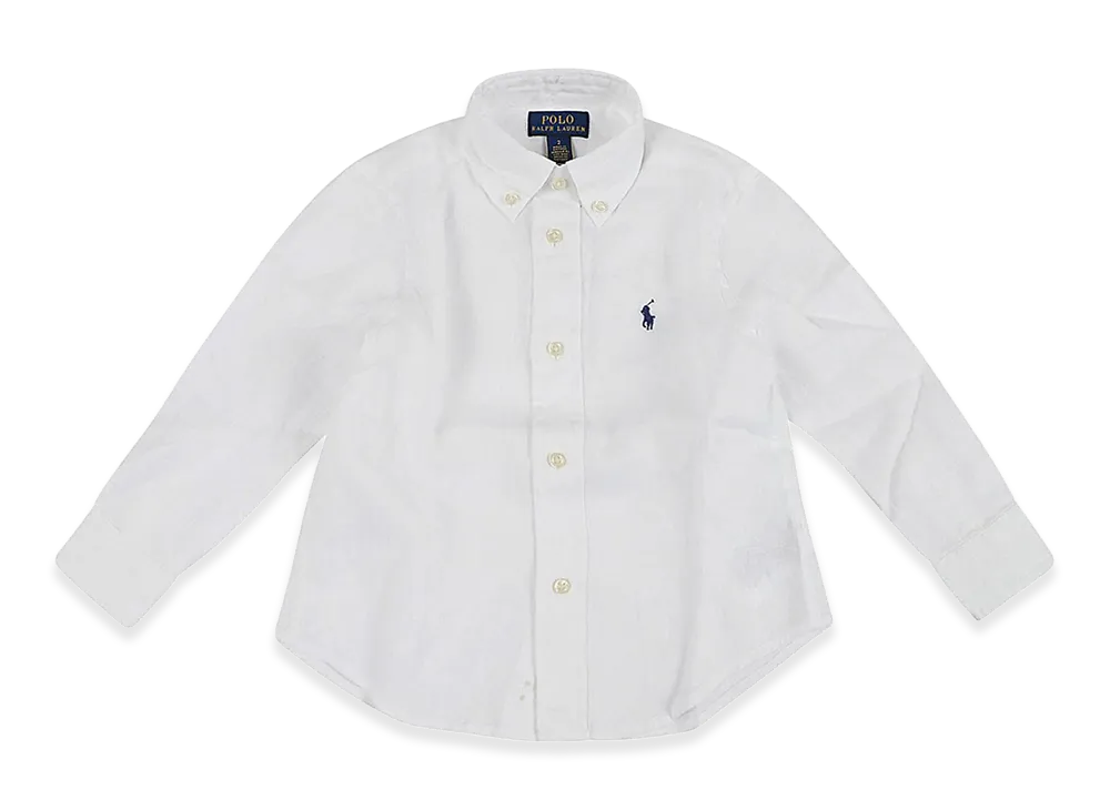 Polo Ralph Lauren Kids Linen Shirt "White"